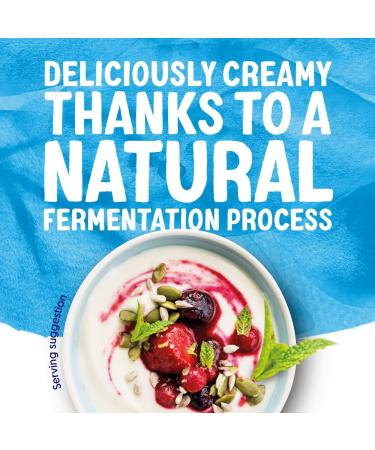Alpro Greek Style Plain Plant-Based & Soya Yoghurt Alternative Vegan & Dairy Free 400g - Buy Online on GoSupps.com