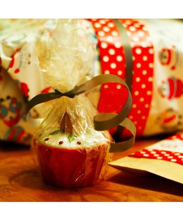 Lainrrew 250 Pcs 11.8x11.8 Clear Cellophane Wraps for Gifts & DIY Crafts - Buy Online on GoSupps.com