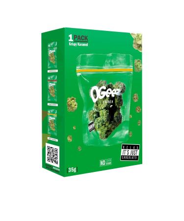 Ogeez Chocolate Gift Box - Crunchy Weed-Look 35g (Krispy Caramel) | International Shipping Available - Buy Online on GoSupps.com