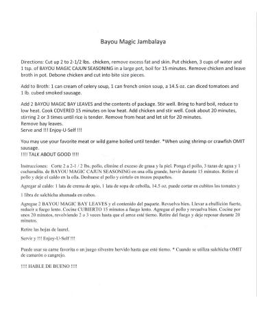 Bayou Magic Cajun Jambalaya Mix (6 Pack) - Authentic Louisiana Flavor - Buy Online on GoSupps.com