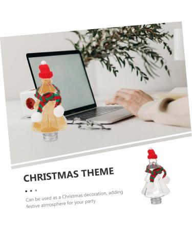 Mikinona 6 Set Drink Container Candy Bottle Christmas Tree Shape Juice Christmas Water Bottles The Pet - Buy Online on GoSupps.com