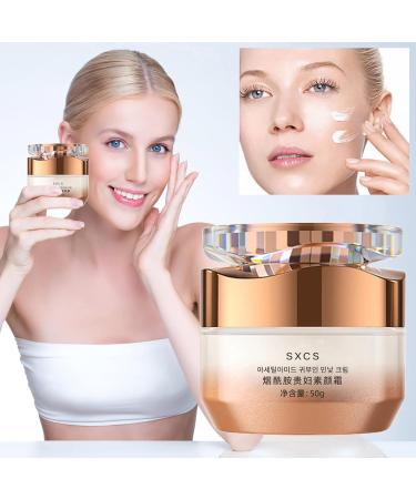 SXCS Nicotinamide Lady Plain Face Cream Simple Nicotinamide Face Cream Illuminating Makeup Cream Multifunctional Smooth Hydrating Makeup Cream with Niacinamide - Buy Online on GoSupps.com