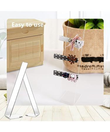 Acrylic Hair Clip Stand - Stylish Hair Clip Display Rack - Buy Online on GoSupps.com