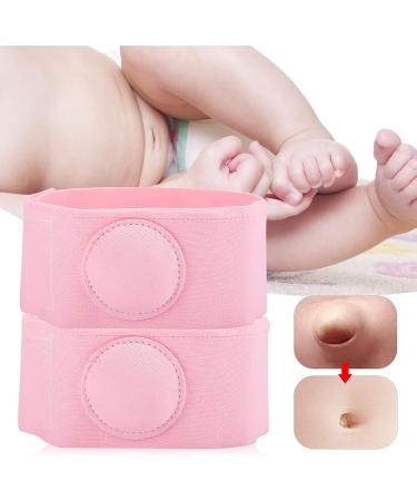 Infant Hernia Belt 2pcs - Pink | Newborn Umbilical Cord Hernia Care for Baby | Navel Protection Belt - Buy Online on GoSupps.com