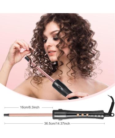 Shop Premium 9MM Curling Wand - Thin Curling Iron for Tight Curls LCD Display Ceramic Barrel - Perfect for All Hair Types - Buy Online on GoSupps.com