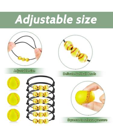 Softball Party Favors Set - 36 Pcs: Charm Bracelets, Stress Balls - Ideal Gift for Softball Enthusiasts - Buy Online on GoSupps.com