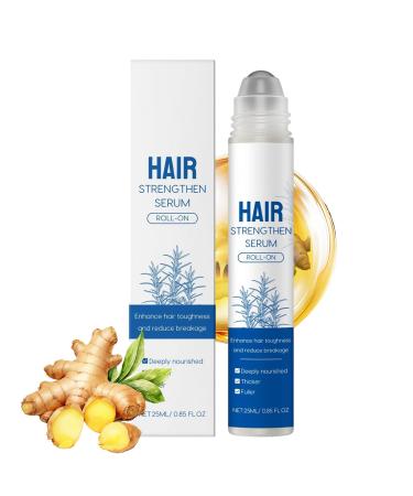 Stylo de croissance des cheveux - Soin des cheveux en cas de perte de cheveux - 25 ml - Solution de rouleau de soin du cuir chevelu riche en nutriments non gras pour cheveux fins - Salon de beaut