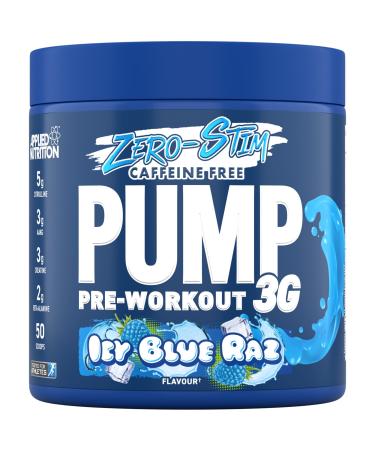 Pump 3G Pre-Workout (Zero Stimulant) Icy Blue Raz (EAN 5056555204993) 375 g