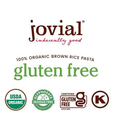 Jovial 100% Organic Gluten Free Brown Rice Pasta Tagliatelle - 4 Pack - Buy Online on GoSupps.com