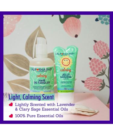 California Baby Calming Jelly Mousse Hair Gel 2.9 oz | Medium-Hold Lavender Scent | 100% Plant-Based USDA Certified | Kids and Baby Friendly - Buy Online on GoSupps.com