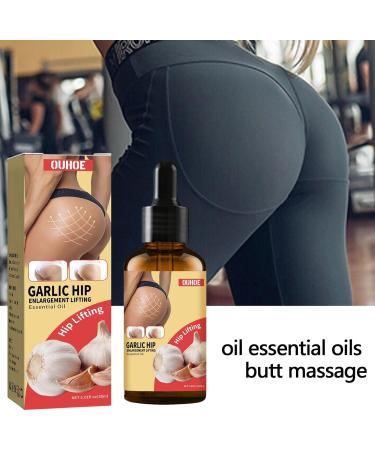 Botiniv Hip Up Firming Essential Oil - 1.01 oz Garlic Hip Enlargement Massage - Deep Moisturizing Oil For Women For Buttock Shaping Products - Buy Online on GoSupps.com