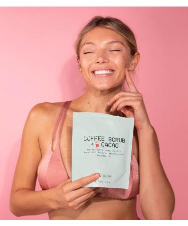 Detox Cacao Coffee Scrub for Body Exfoliating Coffee & Cacao Body Scrub with Dead Sea Salt and Natural Oils Smooths Detoxifies & Hydrates Skin Helps Reduce Appearance of Cellulite - Buy Online on GoSupps.com