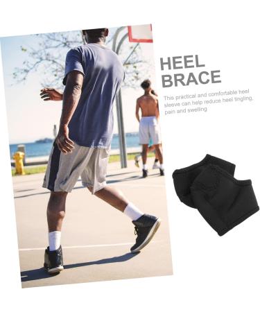 FOMIYES Heel Cover Socks - Silicone Gel Pads & Cushions for Cracked Heels | 2 Pairs Ankle Sleeves for Sports & Outdoor use - International Shipping Available - Buy Online on GoSupps.com