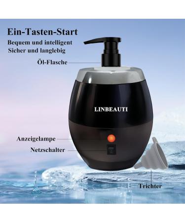 Linbeauti Massage Oil Heater with Dispenser | Perfect for Oils Lotions & Gels | Ideal for Home Salons & Spas - International Shipping Available - Buy Online on GoSupps.com