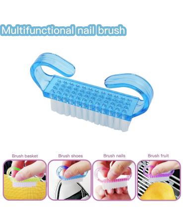 YEEPSYS Handle Grip Nail Brush - Fingernail Cleaner Scrubbing Kit for Men and Women - Multicolored A - Buy Online on GoSupps.com
