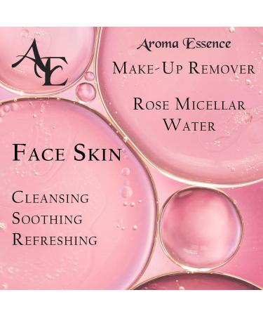 Mizellar Cleaning Water with Rose Water & D-Panthenol - Gentle Face & Eye Toner for Sensitive Skin | 200ml Makeup Remover - Buy Online on GoSupps.com