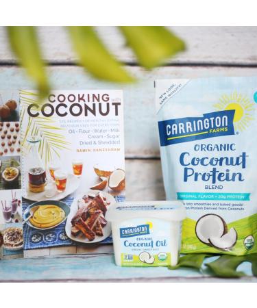 Carrington Farms 54 oz. Virgin Organic Coconut Oil - Ideal for Skin, Hair, Cooking, and Baking - Buy Online on GoSupps.com