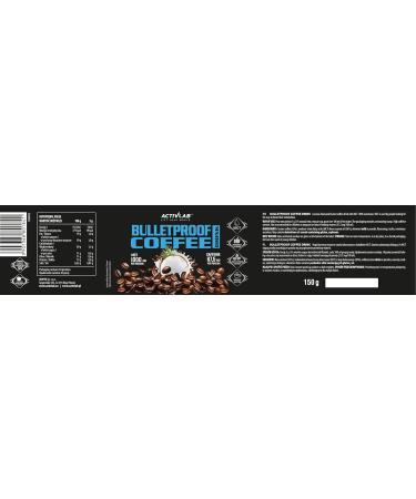 Activlab BULLETPROOF COFFEE DRINK 150g - Strong Coffee with MCT Oil and Coconut Flavor | Ketogenic Diet - Buy Online on GoSupps.com