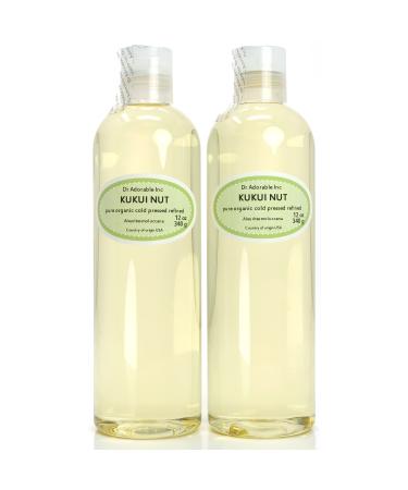 Dr Adorable Organic Kukui Nut Oil Cold Pressed 100% Pure 24 Oz