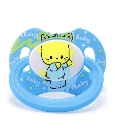 LittleForBig Large Shield Pacifier Generation II Adult Size Baby Cuties Pattern Blue Kitten - Buy Online on GoSupps.com