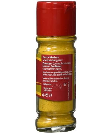 Kotanyi Curry-Madras Pikant 4Pack (4 x 45g) - Spicy Authentic Flavor for Global Shipping - Shop Now! - Buy Online on GoSupps.com