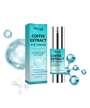 Coffee Extract Eye Cream Powerful Eye Cream for Dark Circles Firming Eye Cream for Anti Aging Lifting Eye Lines around Eye Suitable for All Skin Type