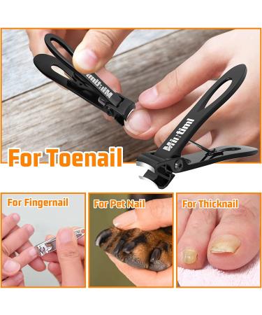 Thick Toenail Clippers - Extra Wide Jaw Opening, Long Handle, Heavy Duty Stainless Steel - 1 Pack for Men and Women - Includes Gift Box - Superior Quality - Buy Online on GoSupps.com