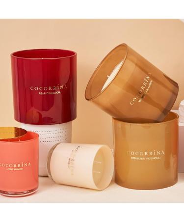 Cocorr na Bergamot Patchouli Candle - Natural Soy 3 Wicks 110 Hours Burn Time | Ideal Christmas Gift 1300g Luxury Fragrance - Buy Online on GoSupps.com