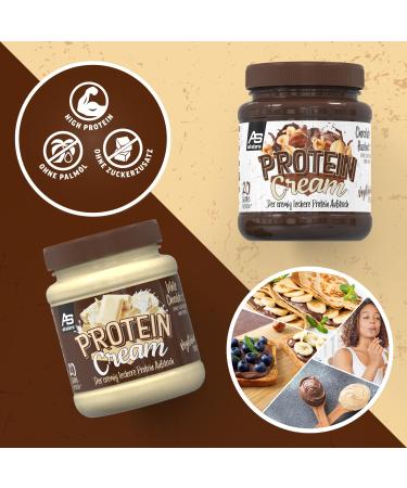 Buy All Stars Protein Cream Chocolate Hazelnut - Sugar-Free Palm Oil-Free 20% Whey Protein Delicious High-Protein Spread (330g) - International Shipping Available - Buy Online on GoSupps.com