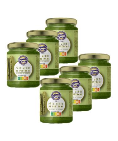 Sainte Lucie Pack of 6 Pistachio Flavored Paste - 220g Jar