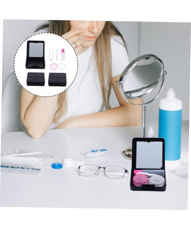 Solustrie Halloween Contact Lens Container - Small Organizer & Storage Case (2-Pack) - CARRATION SUITE Tool Frame - Miss Fr ulein - Perfect Local Storage Solution - Buy Online on GoSupps.com