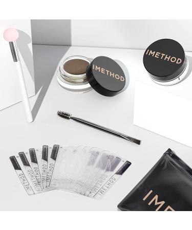 iMethod Eyebrow Stamp & Stencil Kit - Light Brown - Easy Brow Makeup Trio - Buy Online on GoSupps.com