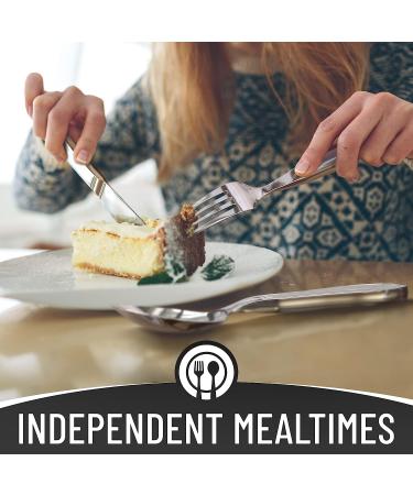 iMedic Weighted Utensils for Hand Tremors - 3-Piece Adaptive Utensils Set - Ideal for Parkinsons - Includes Gift Box - Buy Online on GoSupps.com