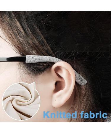 Ucunjia Glasses Brick Coating - 6 Pairs Anti-Slip Hinge Glasses for Myopia & Sunglasses - Soft & Comfortable Ear Protection - Buy Online on GoSupps.com