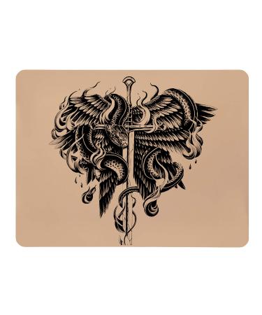 Double Sided Blank Tattoo Skin Practice Sheets - Yellow (12pcs) | For Microblading Eyebrow & Lip Tattoos | Ideal for Both Beginners & Experienced Artists - Buy Online on GoSupps.com