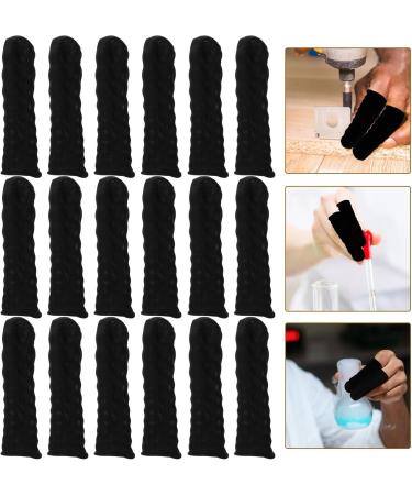 Angoily White Finger Cots - 100pcs Anti-Static Rubber Finger Protectors & Covers for Safe Handling | Fingertip Gloves & Bandages - Buy Online on GoSupps.com