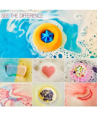 7 Natural Handmade Bath Bombs Gift Set for Women and Kids - Shea Butter Moisturize - Perfect Gifts for Mom, Girlfriend - Ideal for Mother's Day, Birthday, Valentines, Christmas - Buy Online on GoSupps.com