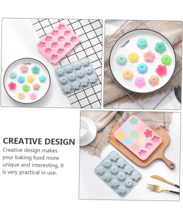 Zerodeko 4 Pcs Silicone Mold Christmas Party Baking Supplies Chocolate Christmas Xmas Soap Christmas Soap Flower Mould Silicone Soap Molds Flower Candle Mold Jelly Silica Gel 17X12.6X1.2CMx2pcs - Buy Online on GoSupps.com