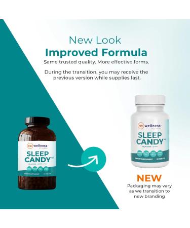 Reignite Wellness by JJ Virgin | Sleep Candy | Chewable 5-HTP Supplement with Inositol, Vitamin B6, Melatonin & L-Theanine for Adults | Lemon Flavor | 60 Tablets - Buy Online on GoSupps.com