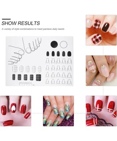 Nail Accessories Silicone Nail Art Stamping Mat Manicure Mat Nail Polish Coloring Practice Pad Nail Tool for DIY Application Practice (White) Nail Set Tool - Buy Online on GoSupps.com