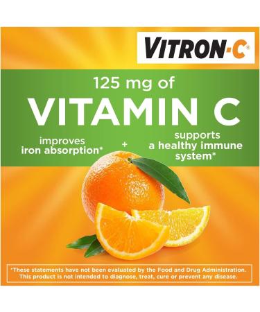 Vitron-C High Potency Iron Supplement Tablets - 60 Tablets - Buy Online on GoSupps.com