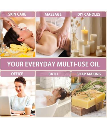 Cherry Blossom Essential Oil 16 Fl Oz and Lily Essential Oil 16 Fl Oz - Cherry Blossom & Lily Oil for Diffuser Aromatherapy Home Fragrance Skin & Hair Care DIY Candle & Soap Making Yoga - Buy Online on GoSupps.com