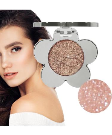Eyeshadow Single | Travel Eyeshadow Palette Eyeshadow Makeup Highlighter Matte Flower Shape Eye Shadow Long Lasting Wear Glitter Primer Palette 201 - Buy Online on GoSupps.com