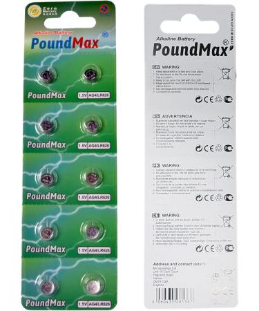 AG4 LR626 Batteries 1.5V Alkaline Button Cell - 10 Count | Fast International Shipping - Buy Online on GoSupps.com