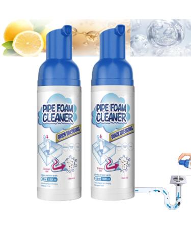 Yougo Drain Cleaner Yagou Foam Drain Cleaner Bathroom Drain Cleaner Shower Drain Clog Remover Natural Drain Cleaner Clog Remover (2pcs)
