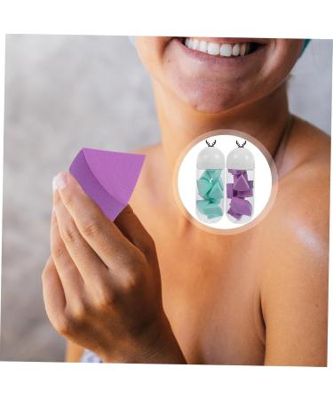 Ipetboom 2 Capsule Bottle Beauty Egg - Premium Loose Powder Puff for Flawless Makeup | Wet & Dry Use Cushion Puff | Hydrophilic Polyurethane Foundation Applicator - Buy Online on GoSupps.com