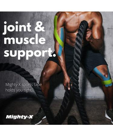 Waterproof Kinesiology Tape - 3 Rolls - Joints Support and Muscle Pain Relief - 16.4 ft Uncut Kinetic Tape  50 Videos - Buy Online on GoSupps.com