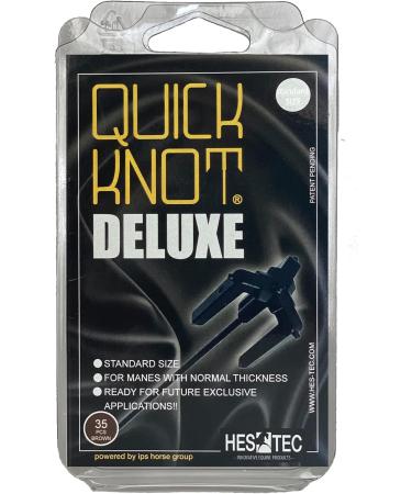 Quick Knot Deluxe Mane Clip for Horses & Ponies | Reusable | Standard Brown | International Shipping Available - Buy Online on GoSupps.com