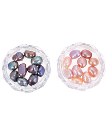2 Boxes Nail Pearl Jewelry Nail Embellishments Nail Tech Accessories Nail Accessories Charms Nail Decorations for Nail Art Nail Art Decoration Bling Decor Beading Self Made As Shown 2