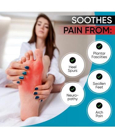 Plantar Fasciitis Relief Wrap with Extra Gel Pack - FSA/HSA Eligible (Small/Medium) - Buy Online on GoSupps.com